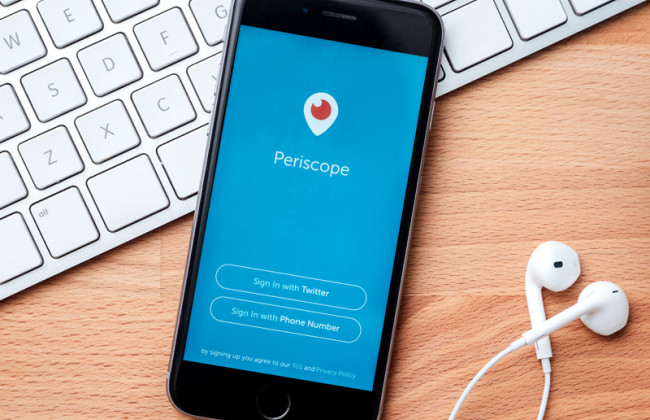 Twitter заблокировал прямые эфиры в Periscope