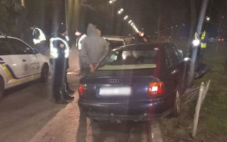 В Киеве пьяный водитель устроил гонки с полицией, видео