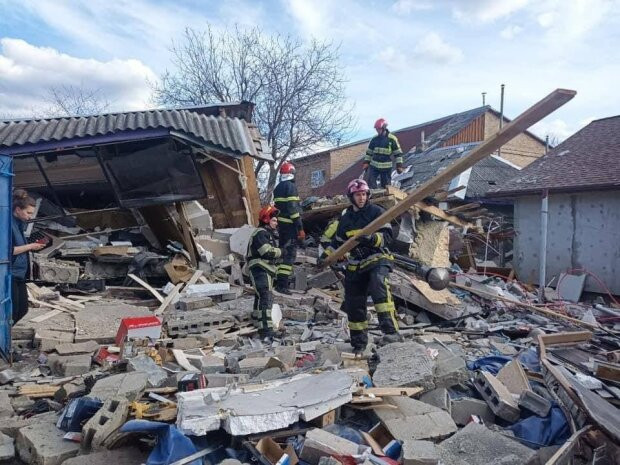 Появилось видео момента взрыва в Соломенском районе Киева