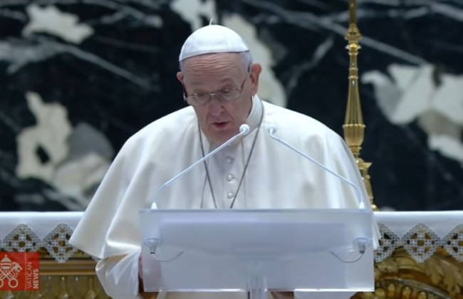 Папа Римский в Пасхальной речи упомянул о войне в Украине