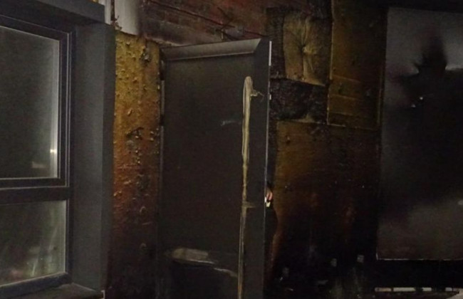 В Киеве пытались сжечь недостроенный детский центр