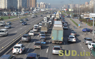Огромные пробки парализовали движение в Киеве, карта