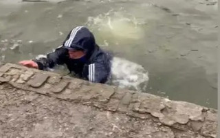 Днепровчанин пытался скрыться в озере от полиции