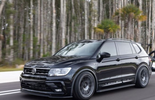 VW Tiguan превратился в хэтчбек, видео