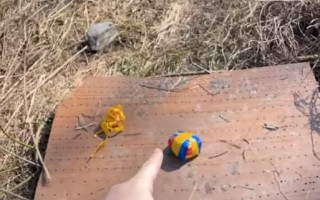 Депутат во время субботника нашла закладку, видео