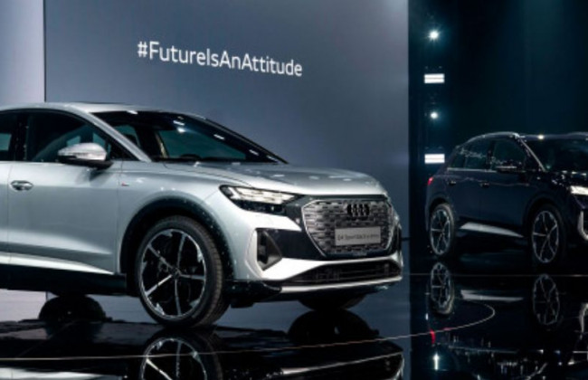 Audi представила уникальный электрический кроссовер — Q4 e-tron
