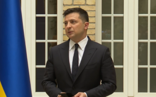 Брифінг президента Зеленського у Парижі: відео