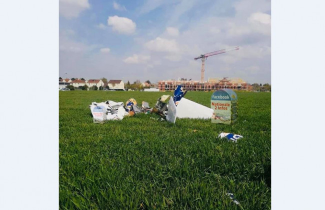 Под Парижем разбился самолет: есть жертвы