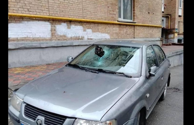 В Киеве жестоко наказали «героя парковки», фото