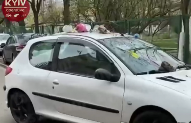 В Киеве жестоко наказали «героя парковки», видео