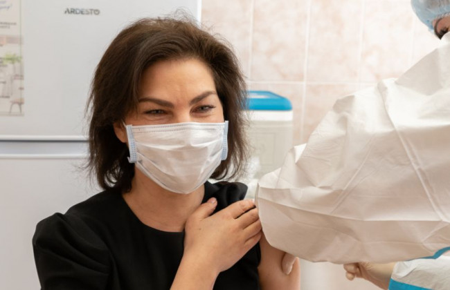 Ірина Венедіктова вакцинувалась від Covid-19