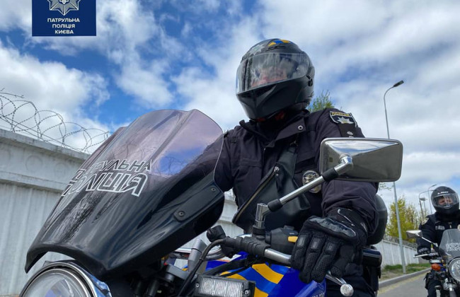 На вулиці Києва виїхав мотопатруль: фото