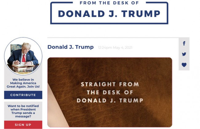 Трамп запускает новую коммуникационную платформу