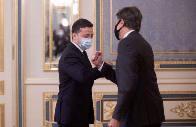 Зеленський зустрівся з Генсекретарем США Блінкеном