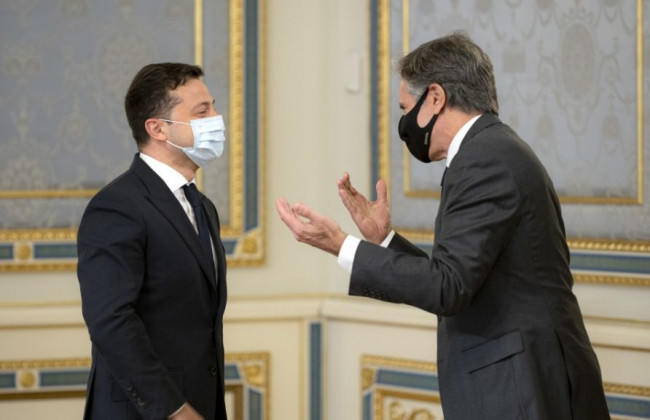 Госсекретарь США Блинкен в интервью рассказал, что обсуждалось на встрече с Зеленским и нардепами