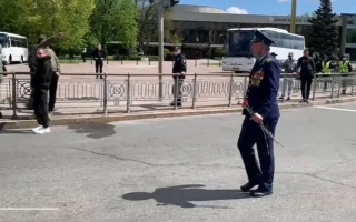 Провокация возле парка Славы: националисты зиговали в сторону ветеранов