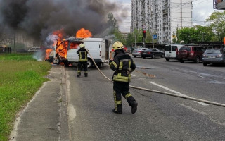 В столице на ходу вспыхнула «Газель»