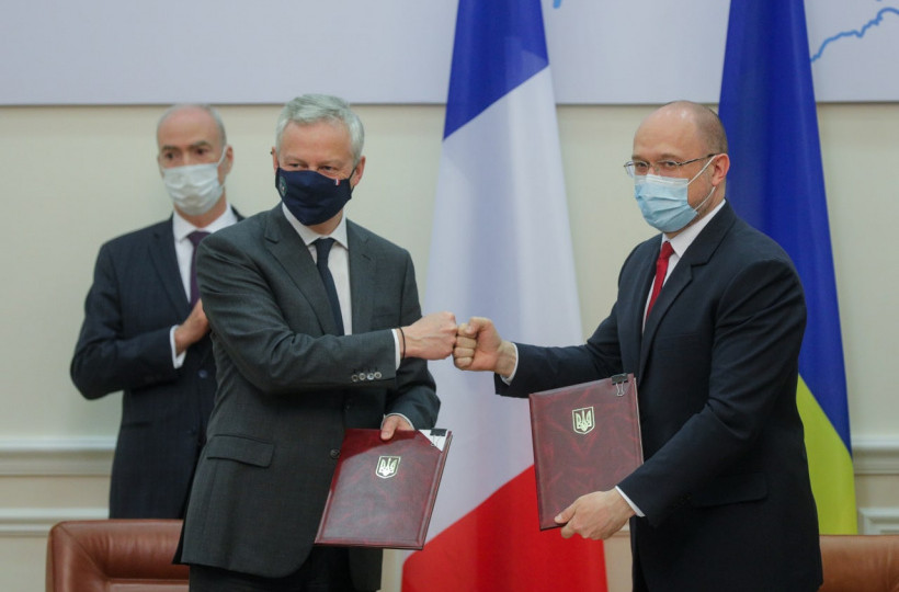 Україна та Франція уклали угоди на загальну суму понад 1,3 млрд євро