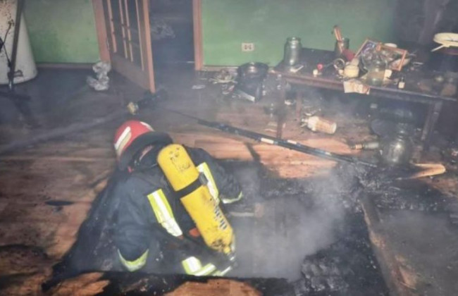 В пожаре под Киевом погиб мужчина