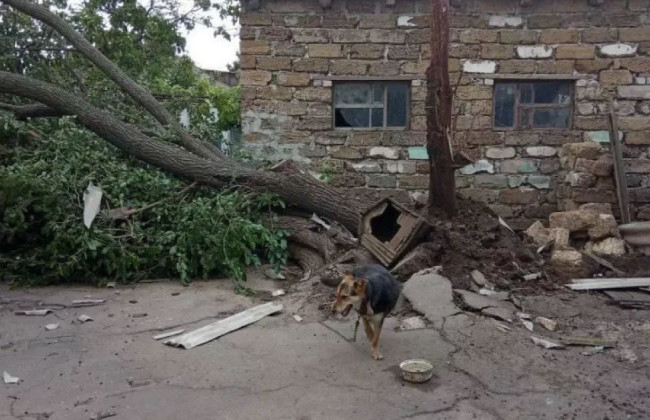 Херсонскую область накрыл ураган: обесточены десятки сел и сорваны крыши на сотне зданий