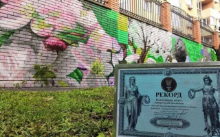 Киевлян впечатлили новым муралом в парке «Отрадный»