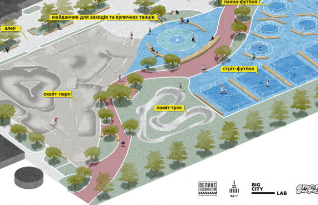 На ВДНГ почали облаштування урбан-парку: фото