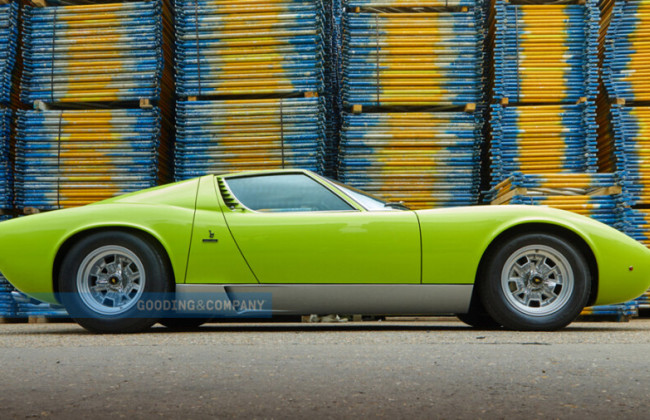 На аукцион выставили уникальный Lamborghini Miura P400 S 1968 года