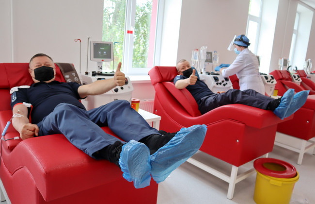 Співробітники Служби судової охорони поповнили запаси центрів крові в різних областях України