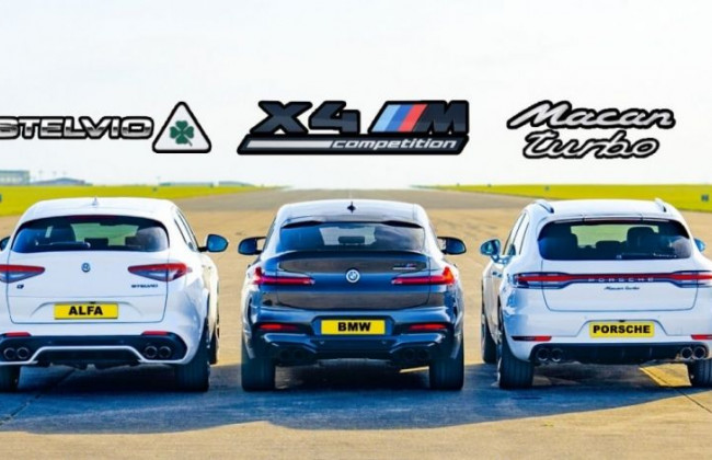 BMW X4 M и Porsche Macan готовы до состязания с Alfa Romeo Stelvio QV