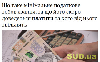 Що таке мінімальне податкове зобов’язання, за що його скоро доведеться платити та кого від нього звільнять