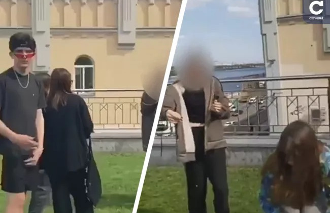В Киеве подростки на камеру избили и забросали яйцами девочку