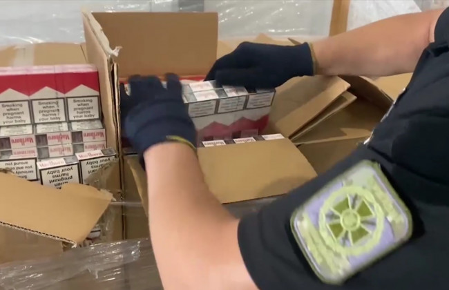 Прикордонна служба вилучила 400 ящиків контрабандних сигарет