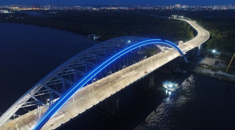 Кличко сообщил детали о ходе строительства на Подольско-Воскресенском мосту