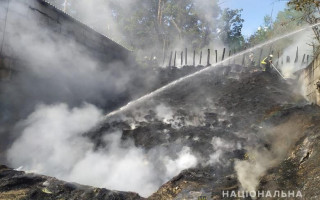 У Києві під час проведення навчальних стрільб загорілись деталі кулеуловлювача