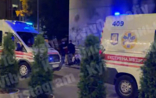 В Киеве конфликт закончился стрельбой и поножовщиной, видео