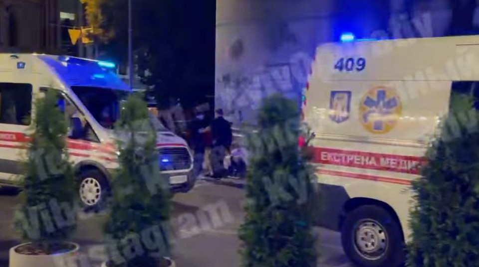 В Киеве конфликт закончился стрельбой и поножовщиной, видео
