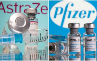 Смешивание вакцин AstraZeneca и Pfizer дает высокие уровни антител: исследование