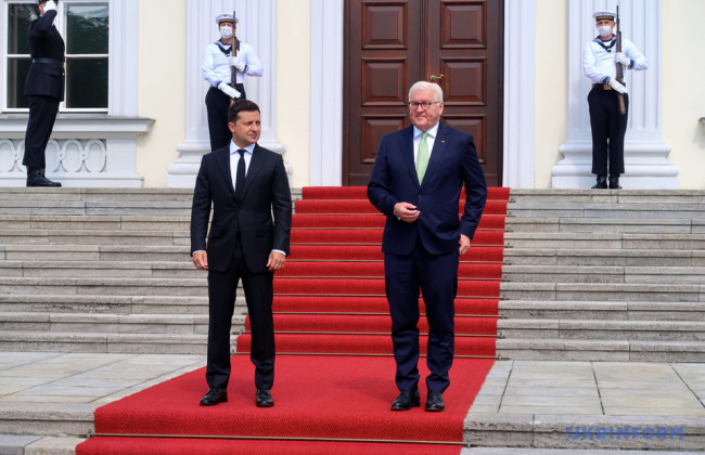 В Берлине началась встреча Зеленского и Президента ФРГ