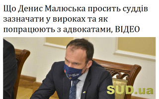 Що Денис Малюська просить суддів зазначати у вироках та як попрацюють з адвокатами, ВІДЕО