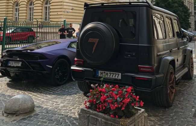 В Украине заметили элитный кортеж за 500 000 евро: фото