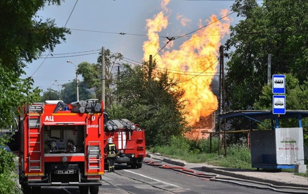 Масштабный пожар: в Донецке взорвался газопровод