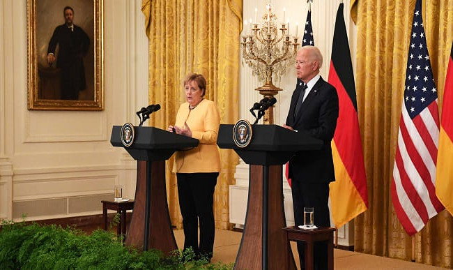 Байден и Меркель подписали «Вашингтонскую декларацию», текст