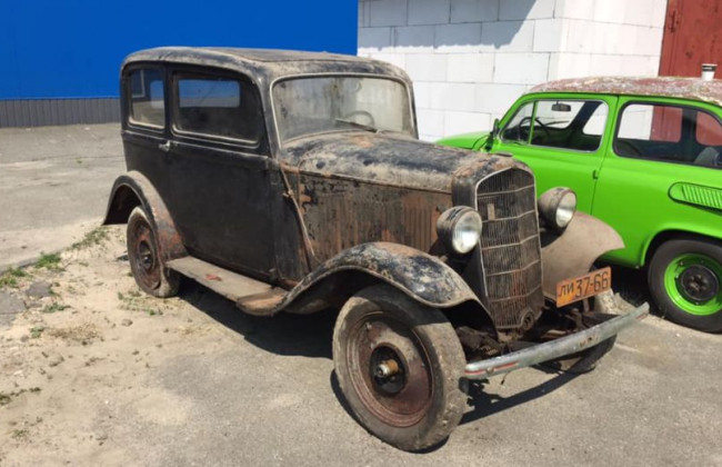Под Киевом нашли редкий Opel довоенной эпохи, фото