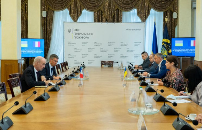 Ірина Венедіктова обговорила з Послом Франції в Україні нові підходи до роботи прокурорів