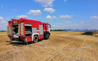 В Україні горять поля пшениці: на Макилоївщині знищено 5 га землі