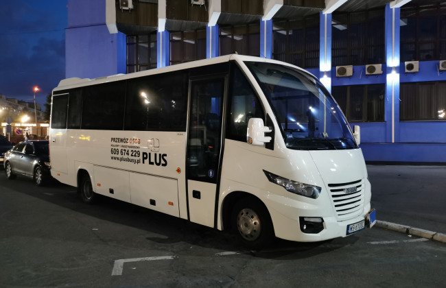 В Украине заметили редкий автобус из Словении