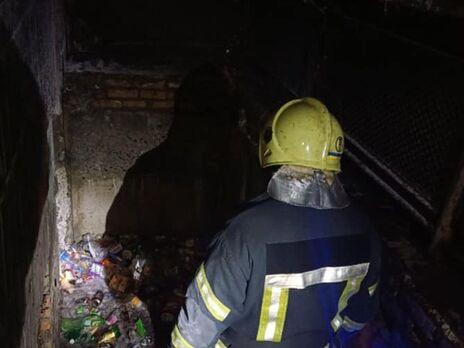 В Киеве в подвале школы вспыхнул пожар