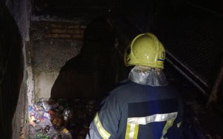 В Киеве в подвале школы вспыхнул пожар