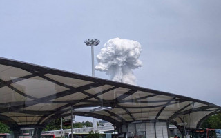 На западе Германии произошел мощный взрыв на химзаводе