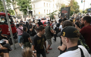 Конфликт по время ЛГБТ-акции под ОП: админпротоколы составили на 12 человек